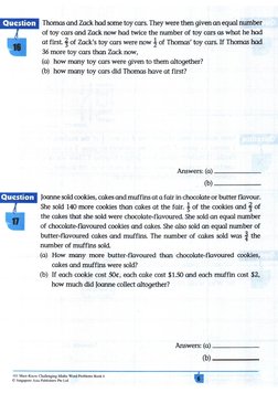 101 Challenging Math Word Problems Book 6 by SAP Education | PDF