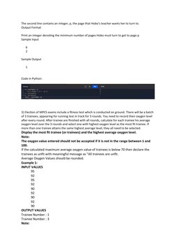 The second line contains an integer, p, the page that Hobo’s teacher wants her to turn to.
Output Format
Print an integer den