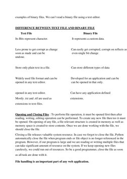 Python File Handling Notes for Class 12 | PDF | Comma Separated Values ...