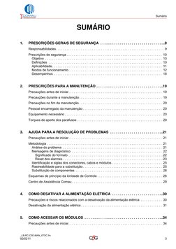 Sumário
3
_LB-RC-C5E-MAN_itTOC.fm
00/0211
SUMÁRIO
1.
PRESCRIÇÕES GERAIS DE SEGURANÇA  . . . . . . . . . . . . . . . . . . . .
