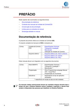 Prefácio
6
HS-RC-C5E-0_01.fm
00/0211
PREFÁCIO
Neste capítulo são examinados os seguintes temas:
–
Documentação de referência