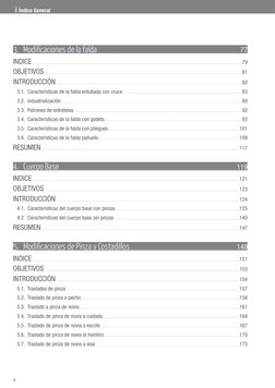 4
Índice General
3.  Modificaciones de la falda..............................................................................