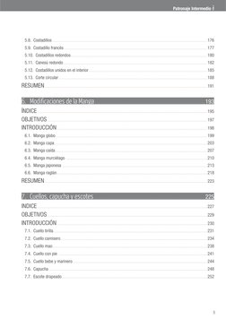 5
 Patronaje Intermedio
5.8.  Costadillos....................................................................................