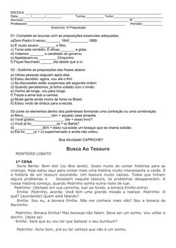 ESCOLA: ___________________________________________________________________________
Data:_______/_______/_________.