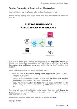 Java Testing Applications Cheat Sheet | PDF | Java (Programming ...