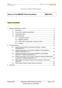 IMDS Material Classification Overview | PDF | Metals | Alloy