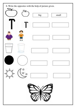 UKG English Worksheet with Answers | PDF