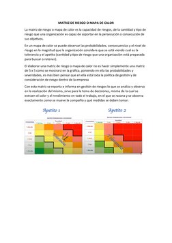 Matriz de Riesgo y Mapa de Calor | PDF