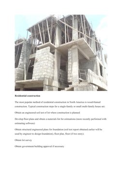 Building Construction Overview Report | PDF | Foundation (Engineering ...