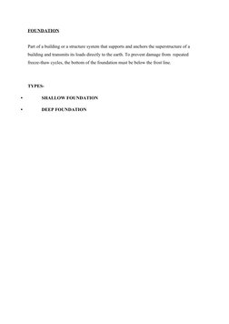 Building Construction Overview Report | PDF | Foundation (Engineering ...