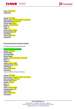 Precio: según portal
Comentario: 
Sección: Principales
Artículo Padre: Ojo de bife 300 gr + guarnición
Grupo de Opción: Guarn