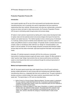 3P Process in Lean Manufacturing | PDF | Design | Lean Manufacturing