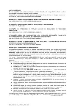 Bulldock Rotulo Bula do Inseticida Bulldock 125 SC | PDF | Nuvem | Inseticida