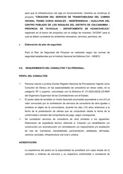 para que la infraestructura vial siga en funcionamiento, mientras se construye el
proyecto  ”CREACION  DEL  SERVICIO  DE  TRA