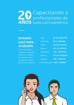 3 | Programa Internacional en Gerencia de Proyectos
Si estás interesado en 
capacitarte y certificarte, 
estaremos encantados