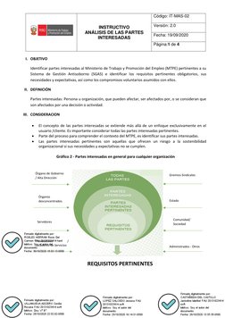 INSTRUCTIVO 
ANÁLISIS DE LAS PARTES 
INTERESADAS 
Código: IT-MAS-02 
Versión: 2.0 
Fecha: 19/09/2020 
Página:1 de 4 
 
I. O