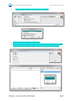 HEC RAS Training Manual Workshop 1 | PDF | Computer File | Geographic ...