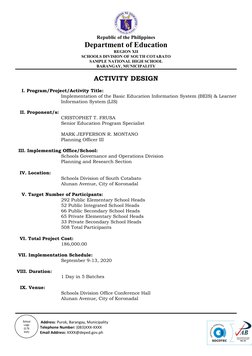 School
Logo
(0.76
inch)
    
Republic of the Philippines
Department of Education
REGION XII
SCHOOLS DIVISION OF SOUTH COTABAT