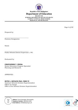 School
Logo
(0.76
inch)
    
Republic of the Philippines
Department of Education
REGION XII
SCHOOLS DIVISION OF SOUTH COTABAT