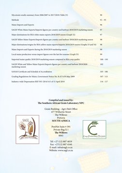 Mycotoxin results summary from 2006/2007 to 2017/2018 (Table 25) 
 
 
 
 
90 
Methods  
 
 
 
 
 
 
 
 
 
 
91 – 95
Maize Imp