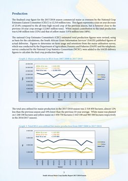 South African Maize Crop Quality Report 2017/2018 Season
3
1 000 000
2 000 000
3 000 000
4 000 000
2007/08
2008/09
2009/10
20