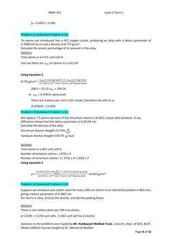 Vacancy Concentration in Copper and Iron | PDF | Crystal Structure ...
