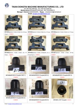 TAIAN DONGTAI MACHINE MANUFACTURING CO., LTD
Tel:+86 538 2096180 Fax:+86 538 2096189
Mobile phone (WhatsAPP/Wechat): +86-1534