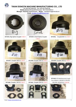 TAIAN DONGTAI MACHINE MANUFACTURING CO., LTD
Tel:+86 538 2096180 Fax:+86 538 2096189
Mobile phone (WhatsAPP/Wechat): +86-1534