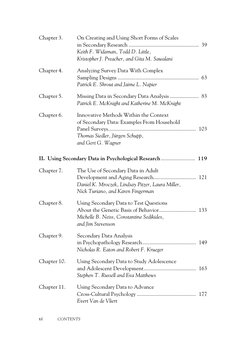 Chapter 3.
On Creating and Using Short Forms of Scales 
in Secondary Research ...............................................