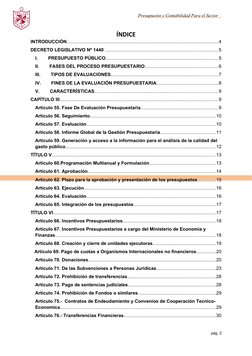 Presupuesto y Contabilidad Para el Sector
Público
ÍNDICE
INTRODUCCIÓN........................................................