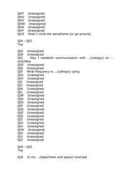 Q-Codes for Radio Communication | PDF | Information And Communications ...