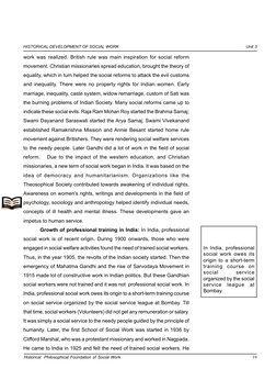 Historical Development of Social Work | PDF | Social Work | Value (Ethics)