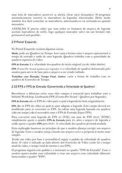 9 
 
uma lista de marcadores possíveis se abrirá, clicar na(s) desejada(s). O programa 
automaticamente inserirá os marcadore
