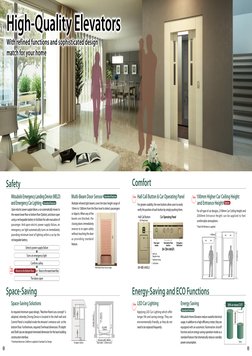 Mitsubishi Home Elevators Overview | PDF | Elevator | Door