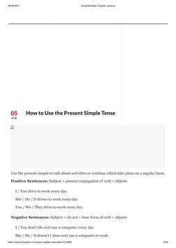 (https://www.thoughtco.com/)28/06/2021
Essential Basic English Lessons
https://www.thoughtco.com/basic-english-essentials-41