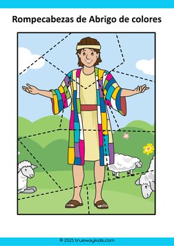 © 2021 truewaykids.com
Rompecabezas de Abrigo de colores
