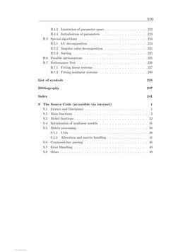 XIII
B.4.3
Limitation of parameter space . . . . . . . . . . . . . . . . . 223
B.4.4
Initialisation of parameters
. . . . . .