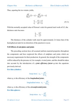 Mechanics of Thin Cylinders and Shells | PDF | Stress (Mechanics ...