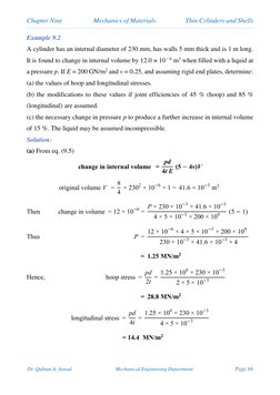 Mechanics of Thin Cylinders and Shells | PDF | Stress (Mechanics ...