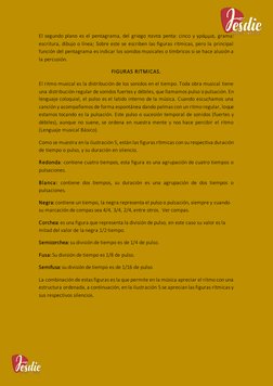 El segundo plano es el pentagrama, del griego πεντα penta: cinco y γράμμα, grama: 
escritura, dibujo o línea; Sobre est