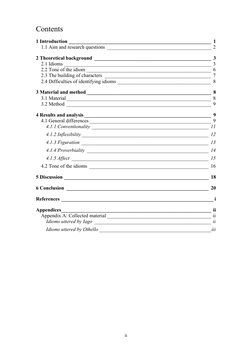 ii
Contents
1 Introduction ________________________________________________________ 1
1.1 Aim and research questi