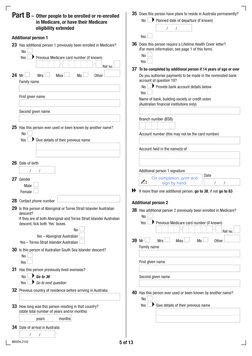 Ms001 Medicare Enrollment Form MS004 Guide | PDF | Passport | Travel Visa