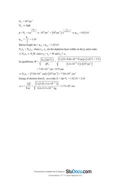 Chapter 5 Solutions for Solid State Devices | PDF | P–N Junction ...