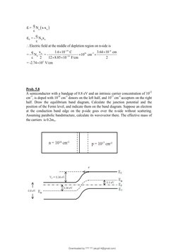Chapter 5 Solutions for Solid State Devices | PDF | P–N Junction ...