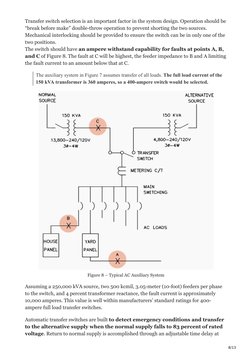 AC Auxiliary Systems in Power Substations | PDF | Transformer ...