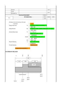 Retaining Wall Design Calculations | PDF | Continuum Mechanics ...