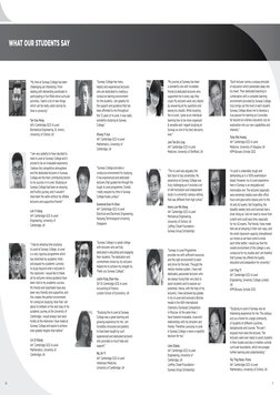 What Our Students Say
11
“My time at Sunway College has been 
challenging yet interesting. From 
dealing with demanding workl