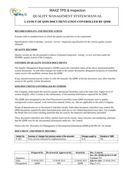 QMS Documentation Hierarchy Overview | PDF | Quality Management System ...