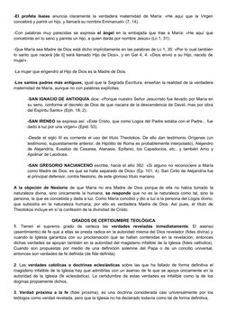 -El  profeta  Isaías  anuncia  claramente  la  verdadera  maternidad  de  María:  «He  aquí  que  la  Virgen
concebirá y pari
