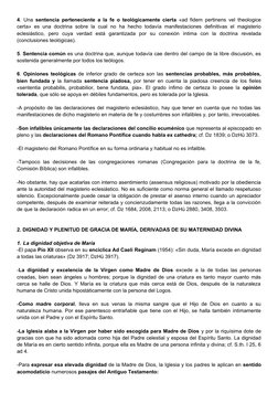 4. Una  sentencia perteneciente a la fe o teológicamente cierta «ad fidem pertinens vel theologice
certa»  es una  doctrina